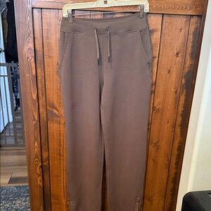 BYLT Opal Split Hem Pant, Fawn (Olive), Size S